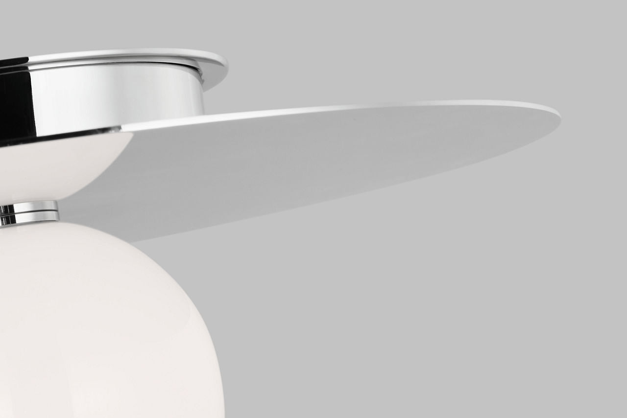 Nodes Large Flush Mount | Polished Nickel