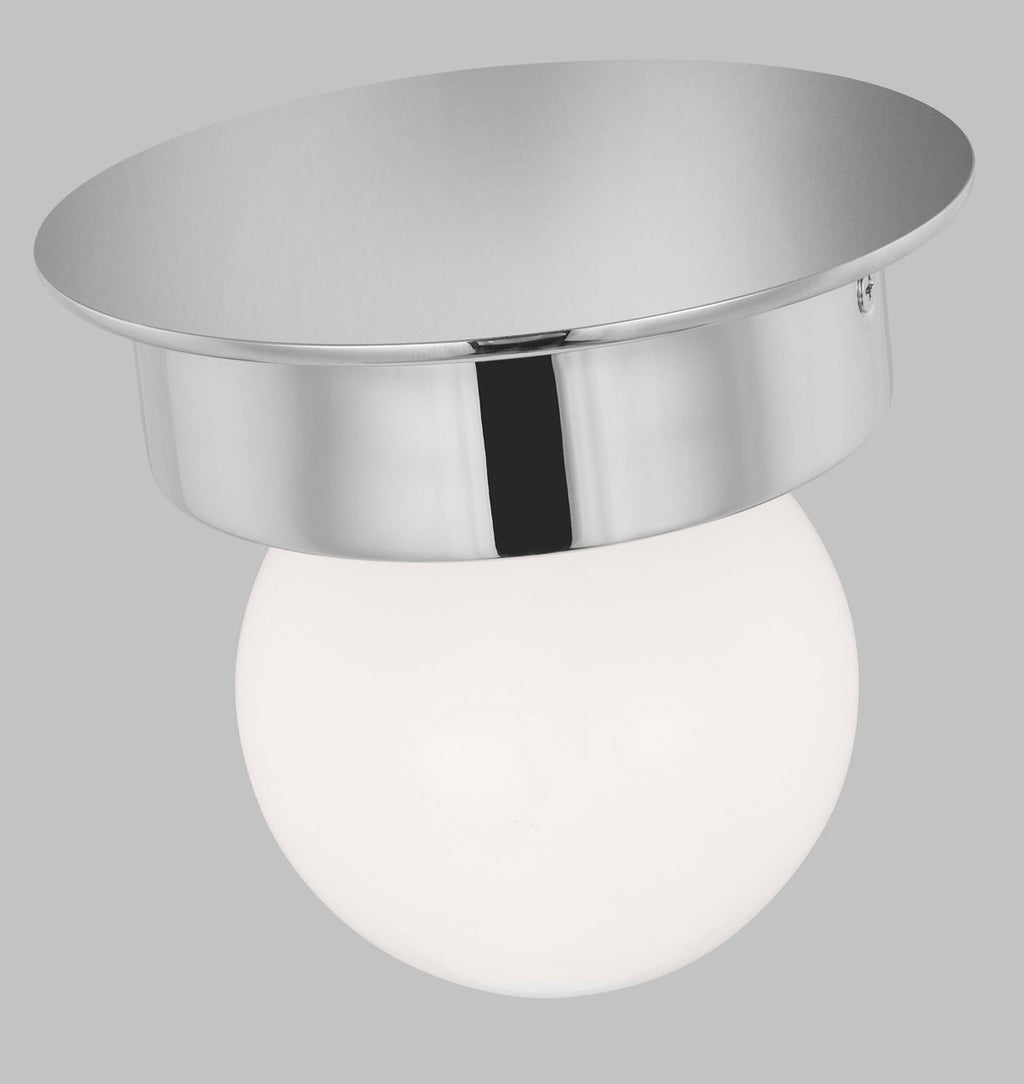 Nodes Small Flush Mount | Polished Nickel