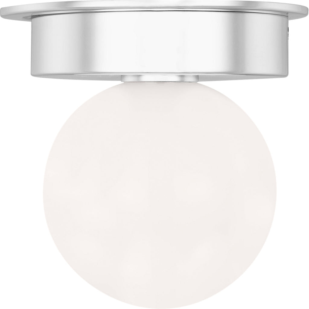 Nodes Medium Flush Mount | Polished Nickel