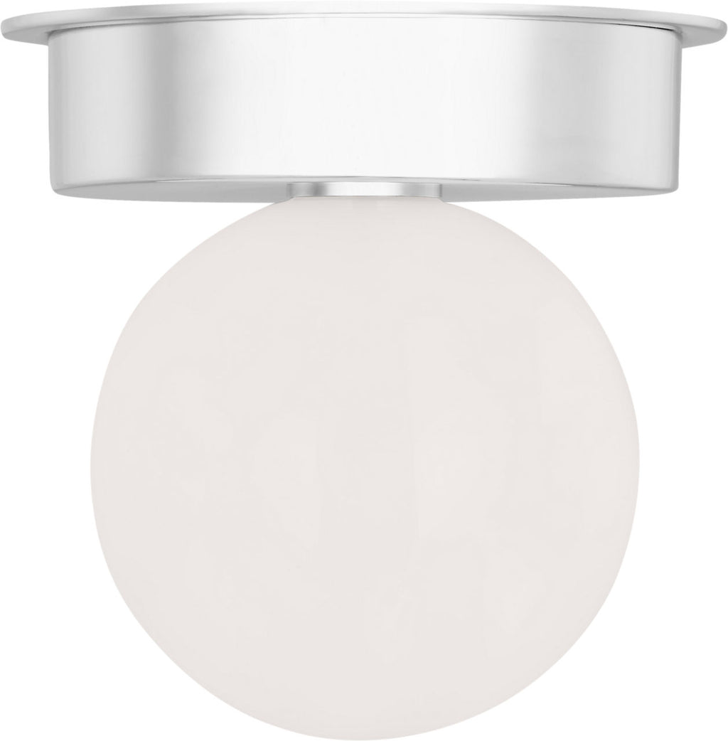 Nodes Large Flush Mount | Polished Nickel