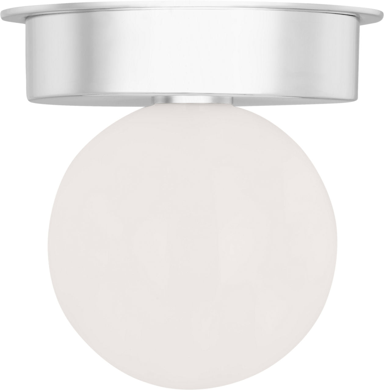 Nodes Large Flush Mount | Polished Nickel