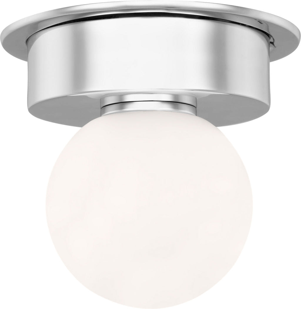 Nodes Small Flush Mount | Polished Nickel