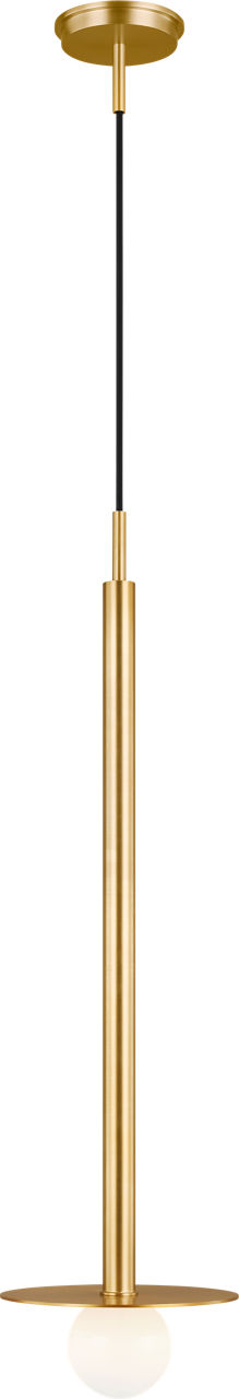 Nodes Tall Pendant | Burnished Brass