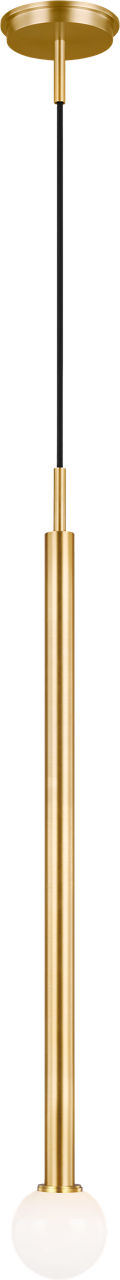 Nodes Tall Pendant | Burnished Brass