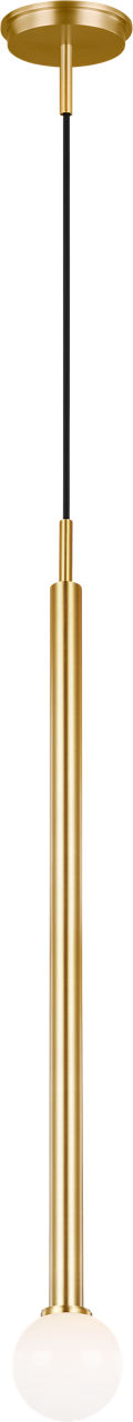 Nodes Tall Pendant | Burnished Brass