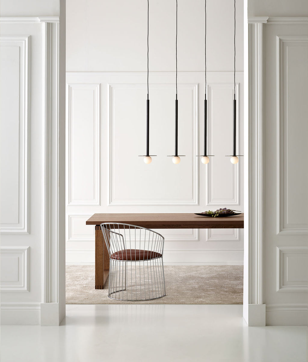 Nodes Tall Pendant | Midnight Black