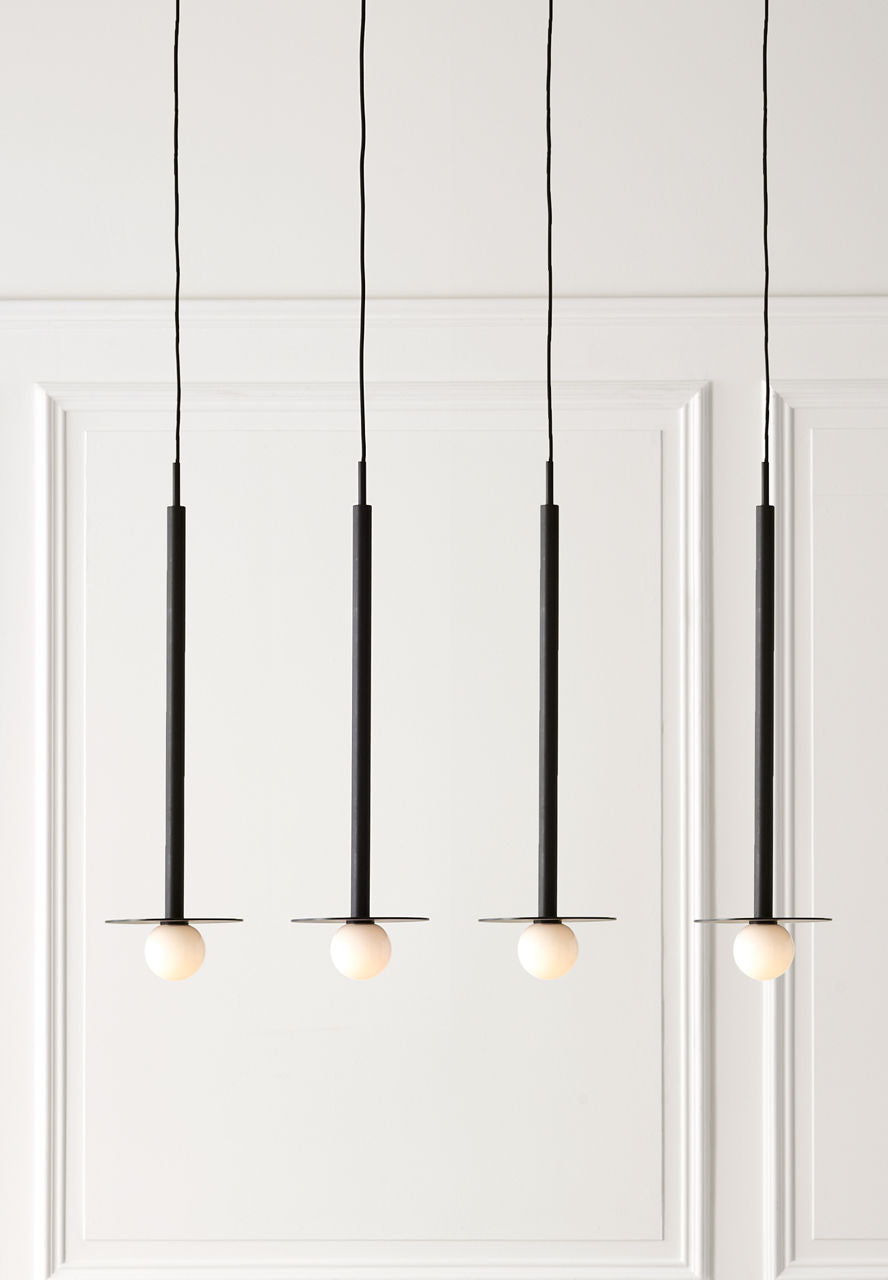 Nodes Tall Pendant | Midnight Black