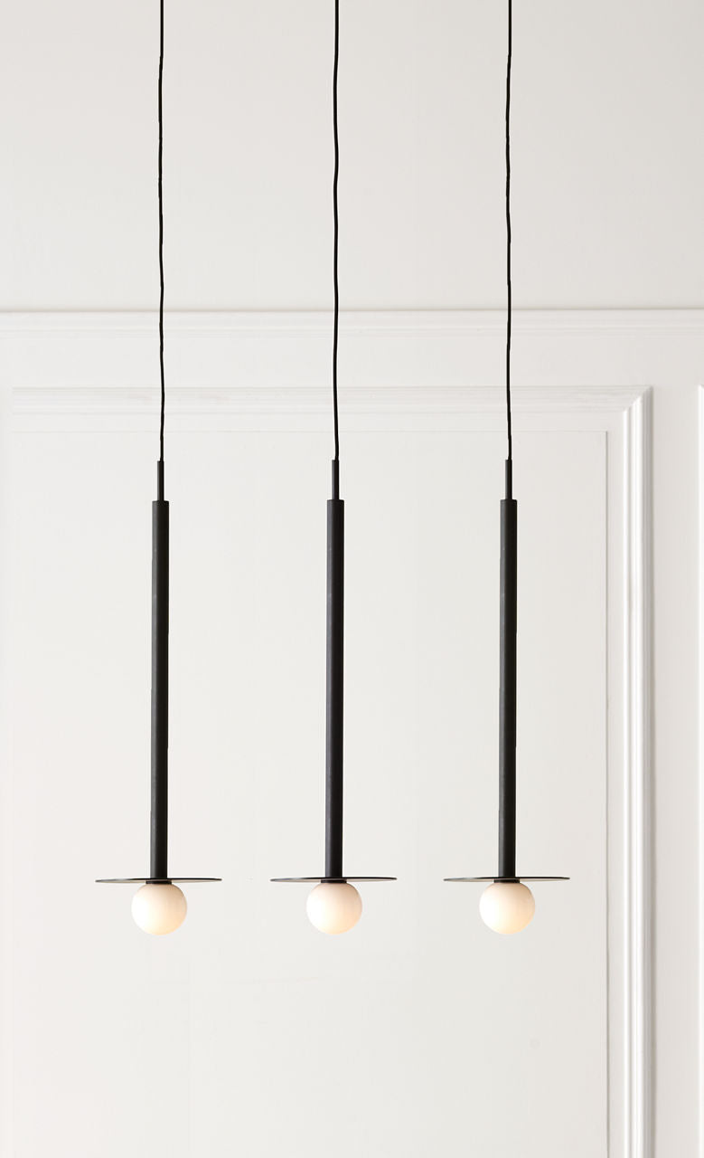 Nodes Tall Pendant | Midnight Black