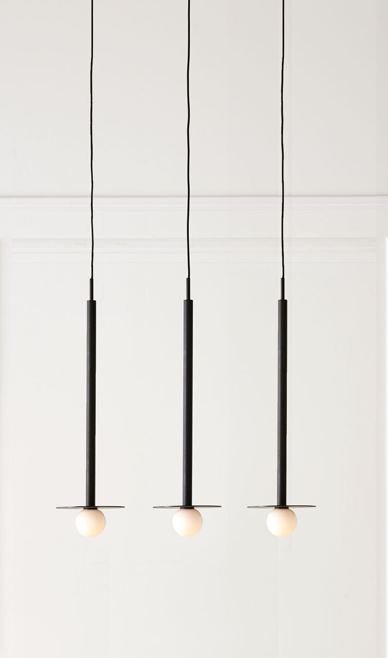 Nodes Tall Pendant | Midnight Black