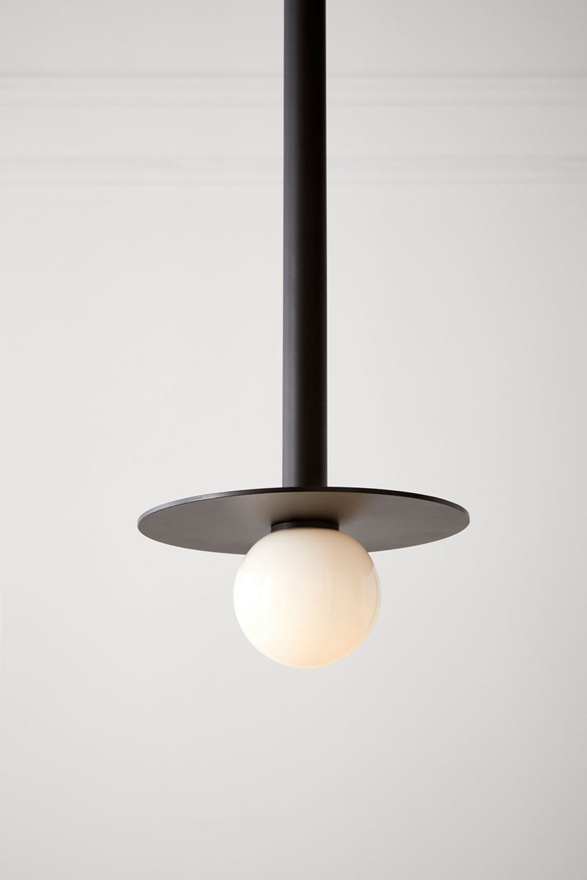 Nodes Tall Pendant | Midnight Black