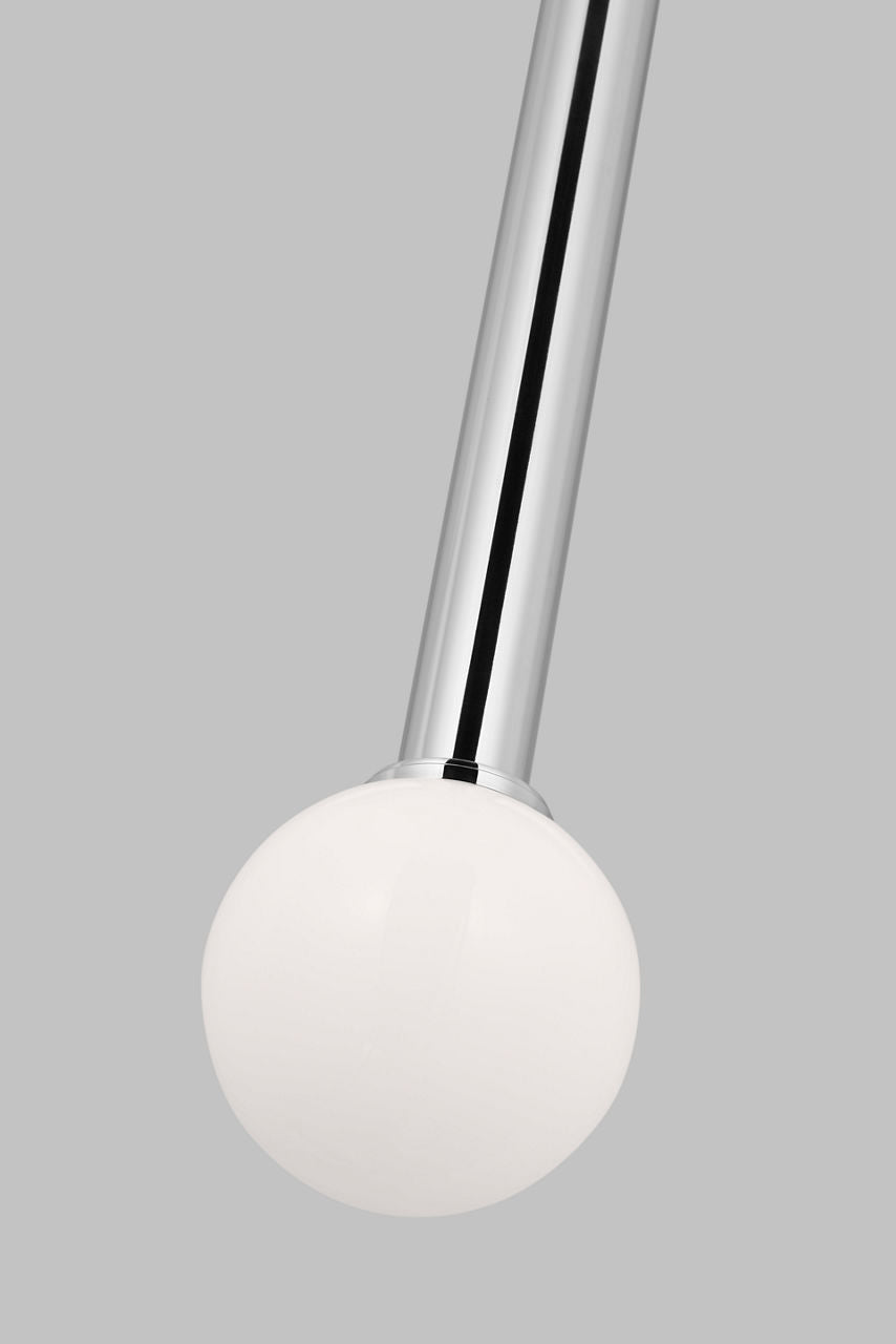 Nodes Short Pendant | Polished Nickel