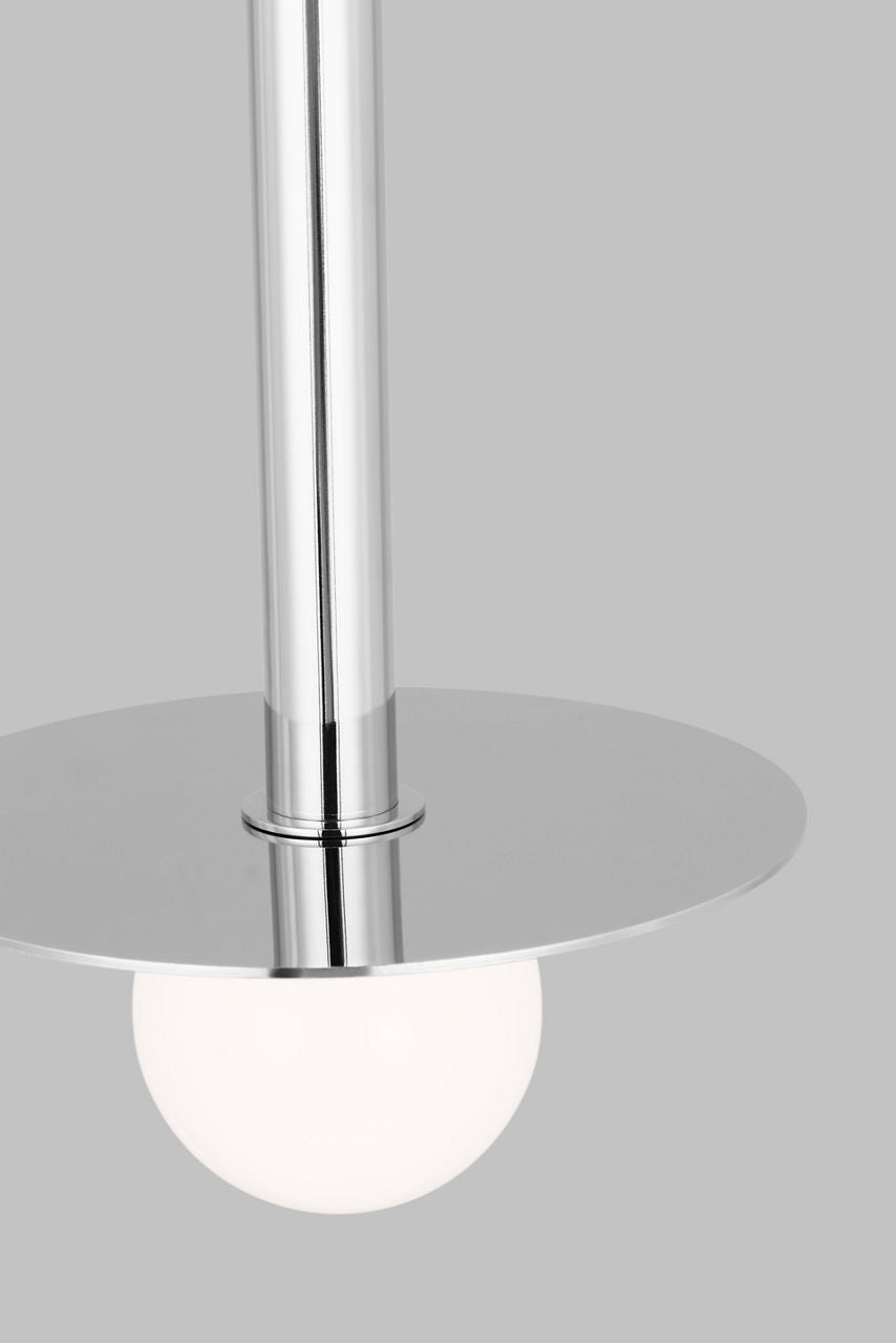 Nodes Short Pendant | Polished Nickel