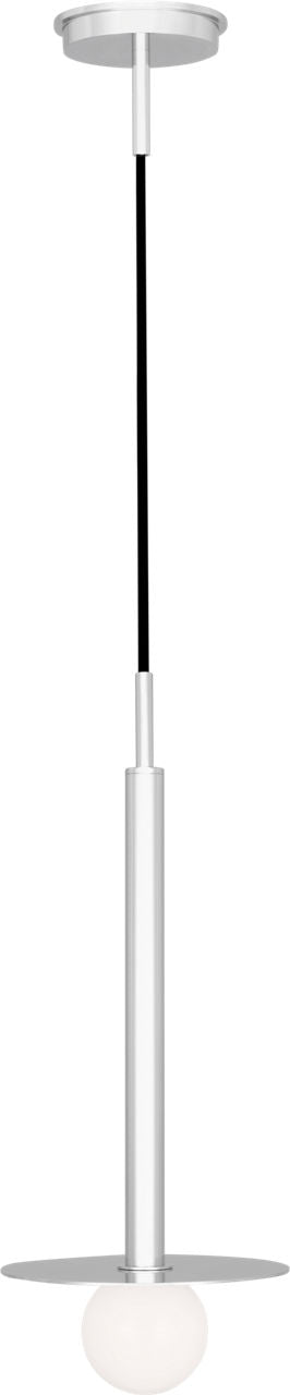 Nodes Short Pendant | Polished Nickel