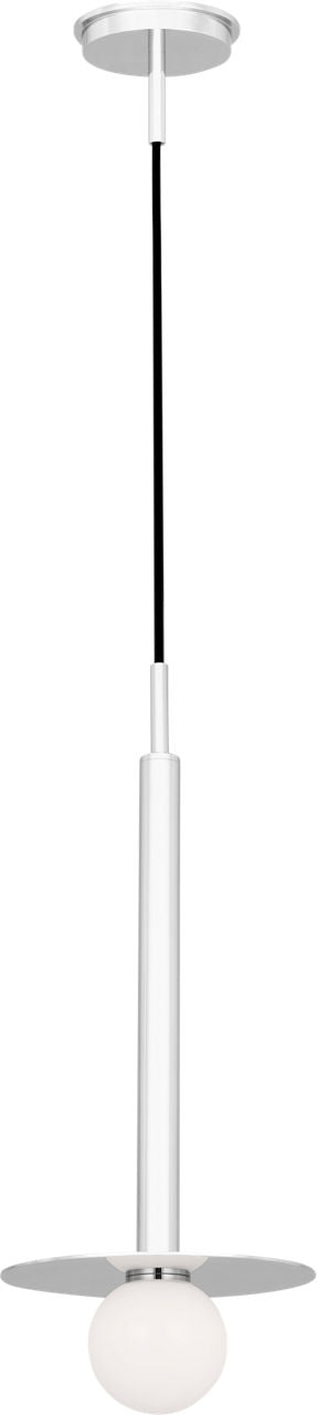 Nodes Short Pendant | Polished Nickel