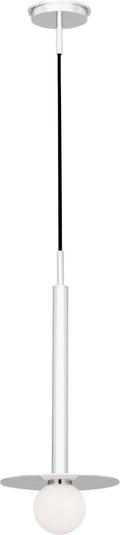 Nodes Short Pendant | Polished Nickel
