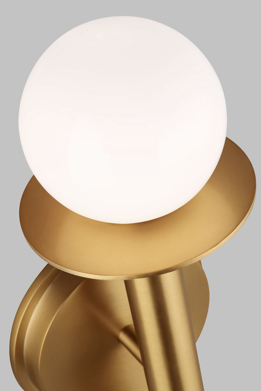 Nodes Sconce | Burnished Brass