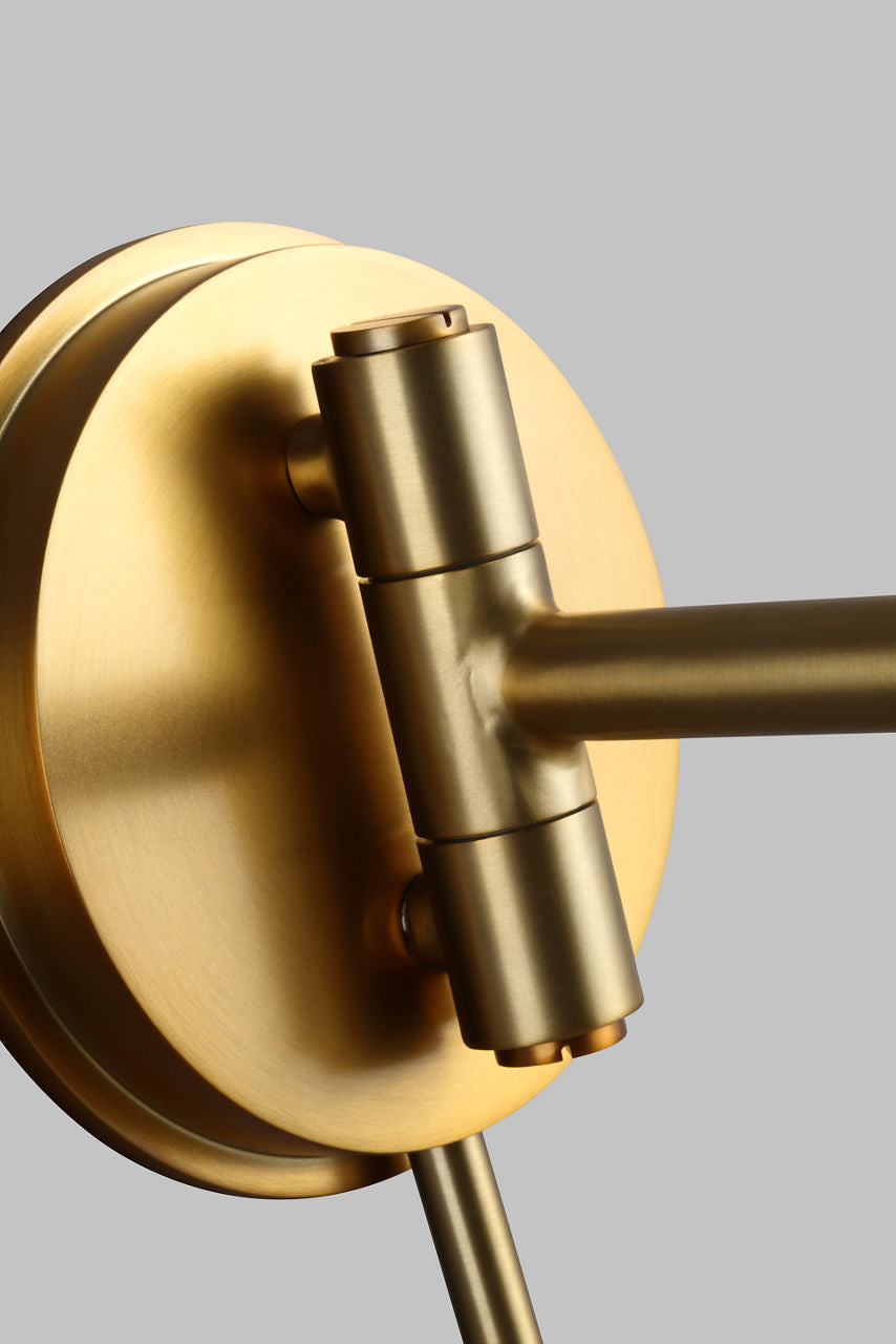 Nodes Pivot Sconce Burnished Brass