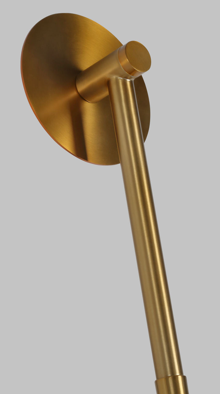 Nodes Large Pivot Sconce Burnished Brass