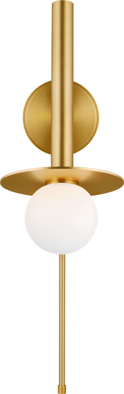 Nodes Pivot Sconce Burnished Brass