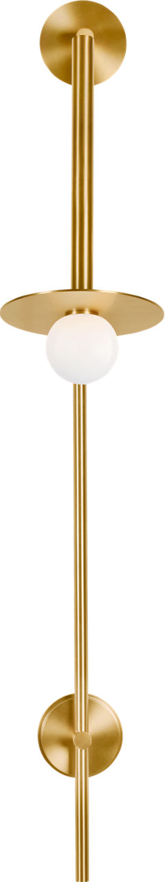 Nodes Large Pivot Sconce Burnished Brass