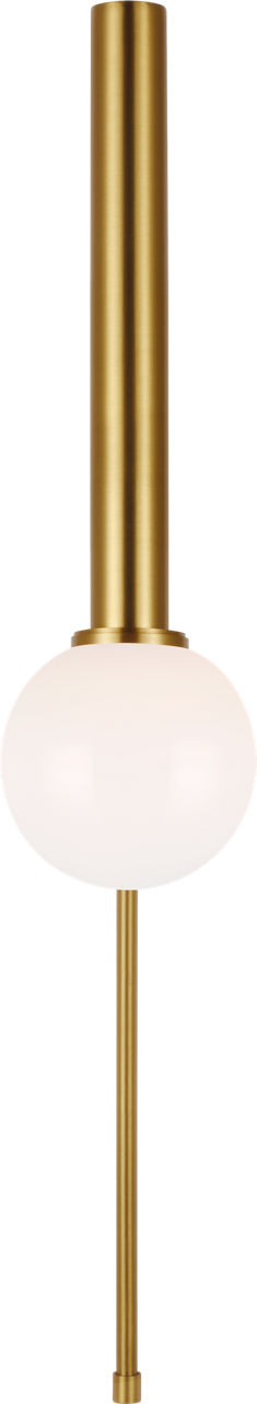 Nodes Pivot Sconce Burnished Brass