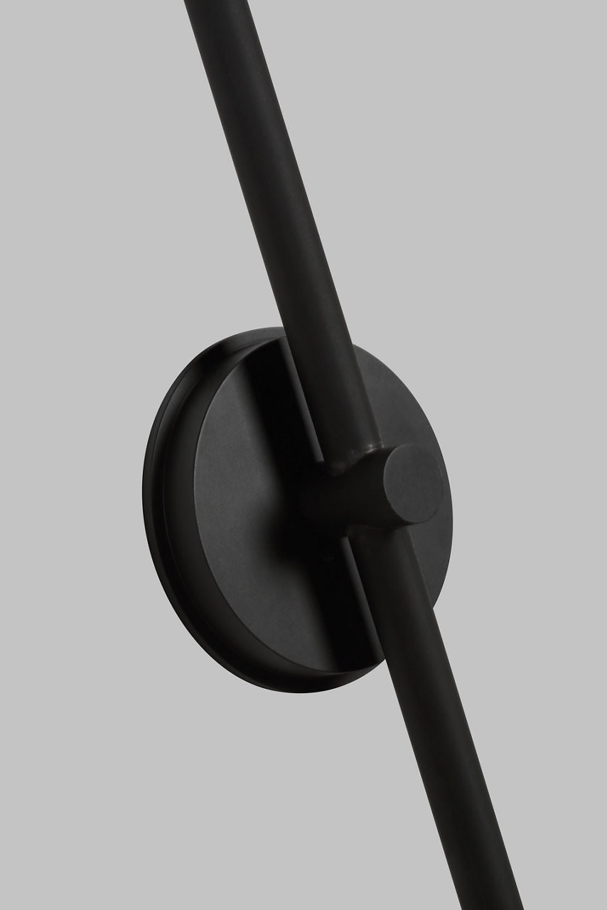 Nodes Large Pivot Sconce Midnight Black