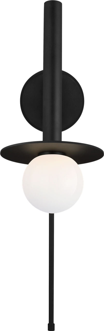 Nodes Pivot Sconce Midnight Black