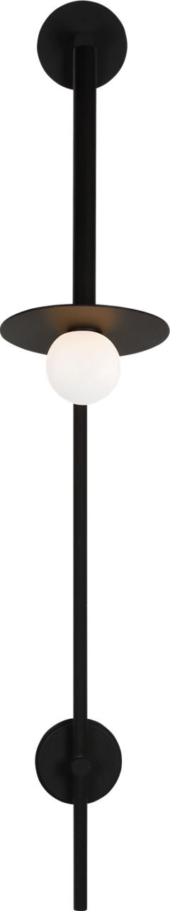 Nodes Large Pivot Sconce Midnight Black