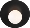 Nodes Large Angled Sconce | Midnight Black