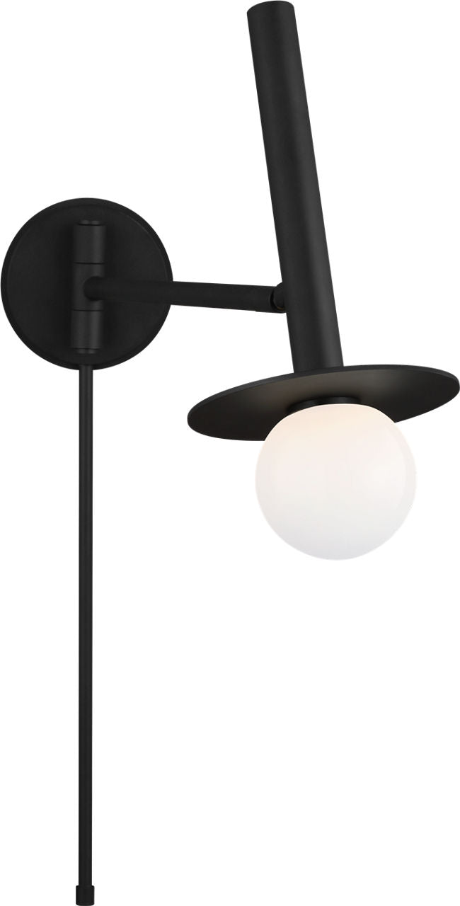 Nodes Pivot Sconce Midnight Black