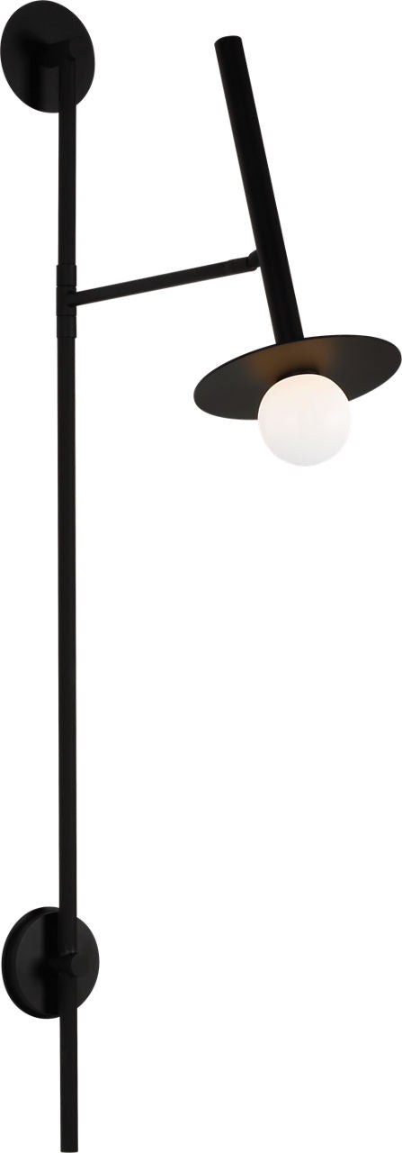 Nodes Large Pivot Sconce Midnight Black