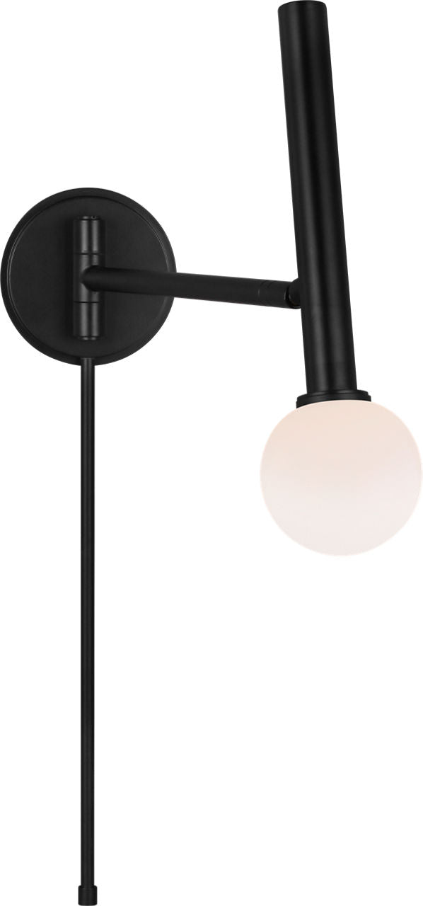 Nodes Pivot Sconce Midnight Black