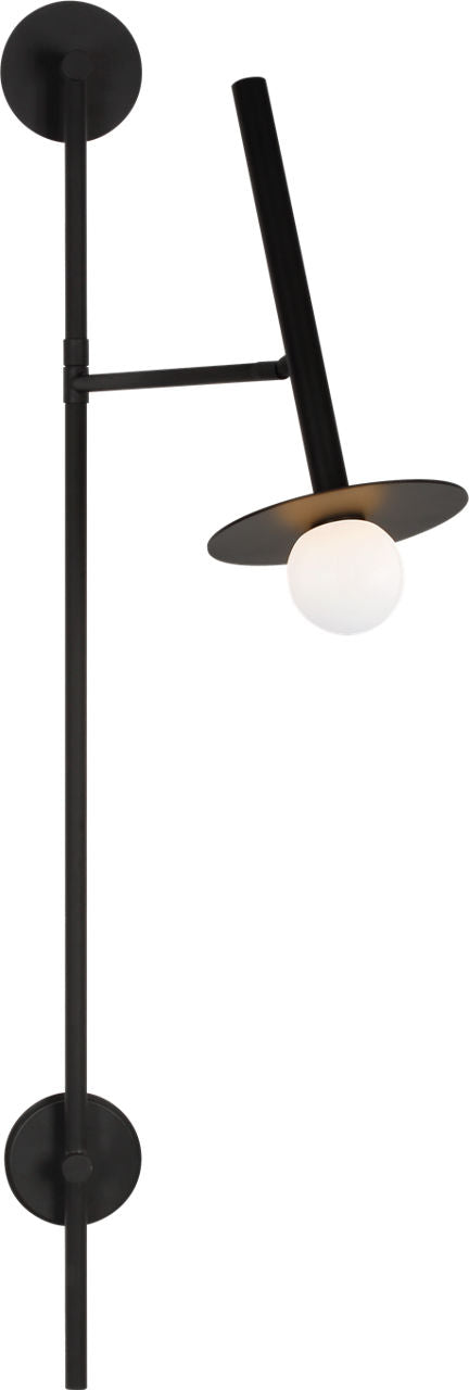 Nodes Large Pivot Sconce Midnight Black