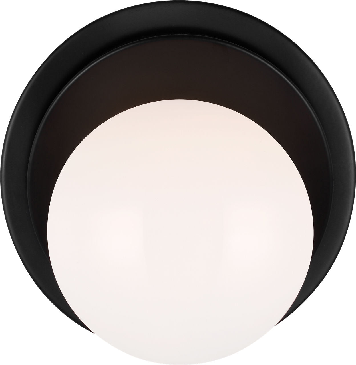 Nodes Large Angled Sconce | Midnight Black