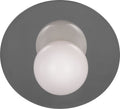 Nodes Large Angled Sconce | Polished Nickel