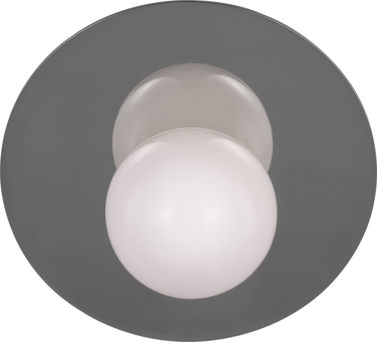Nodes Large Angled Sconce | Polished Nickel