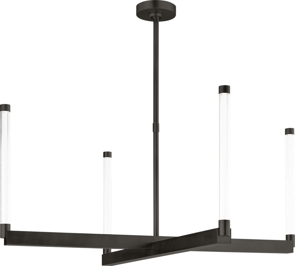 Phobos Large Chandelier dark Bronze 2700K 90 CRI integrated led 90 cri 2700k 277v