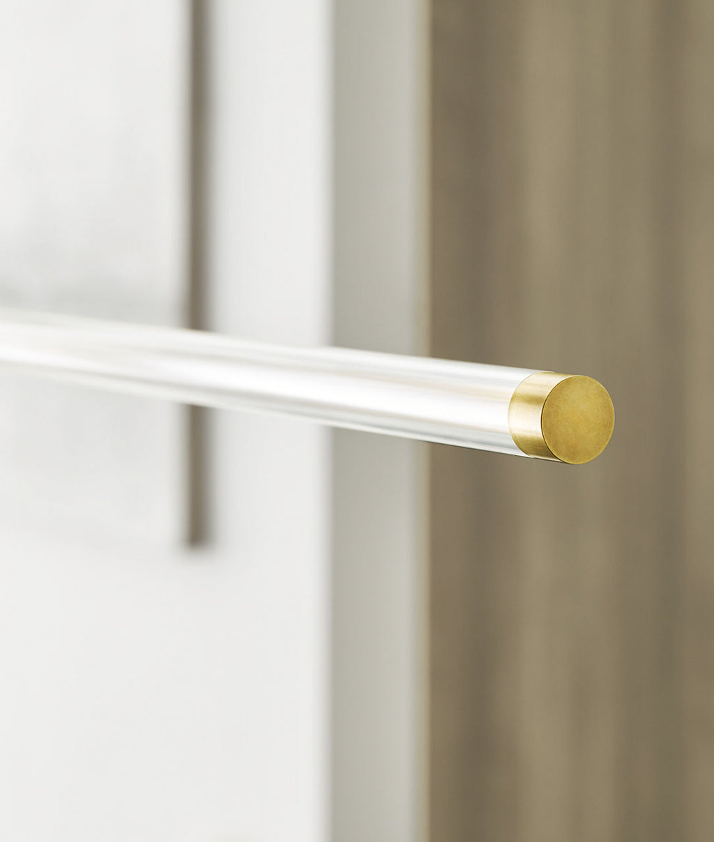 Phobos Large Linear Natural Brass LED 2700K 90 CRI 120-277V