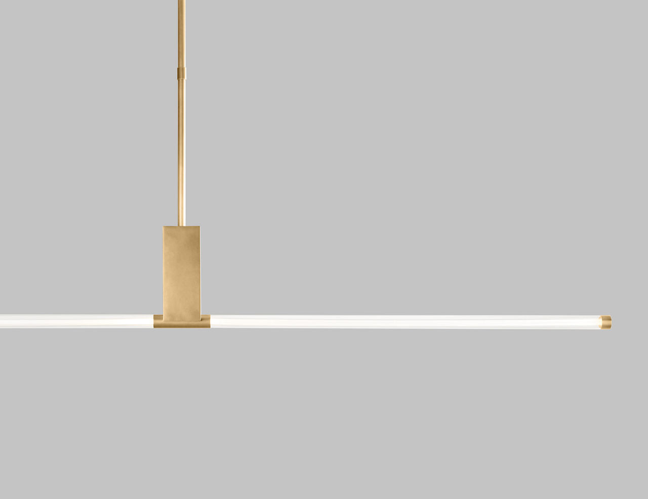 Phobos Large Linear Natural Brass LED 2700K 90 CRI 120-277V