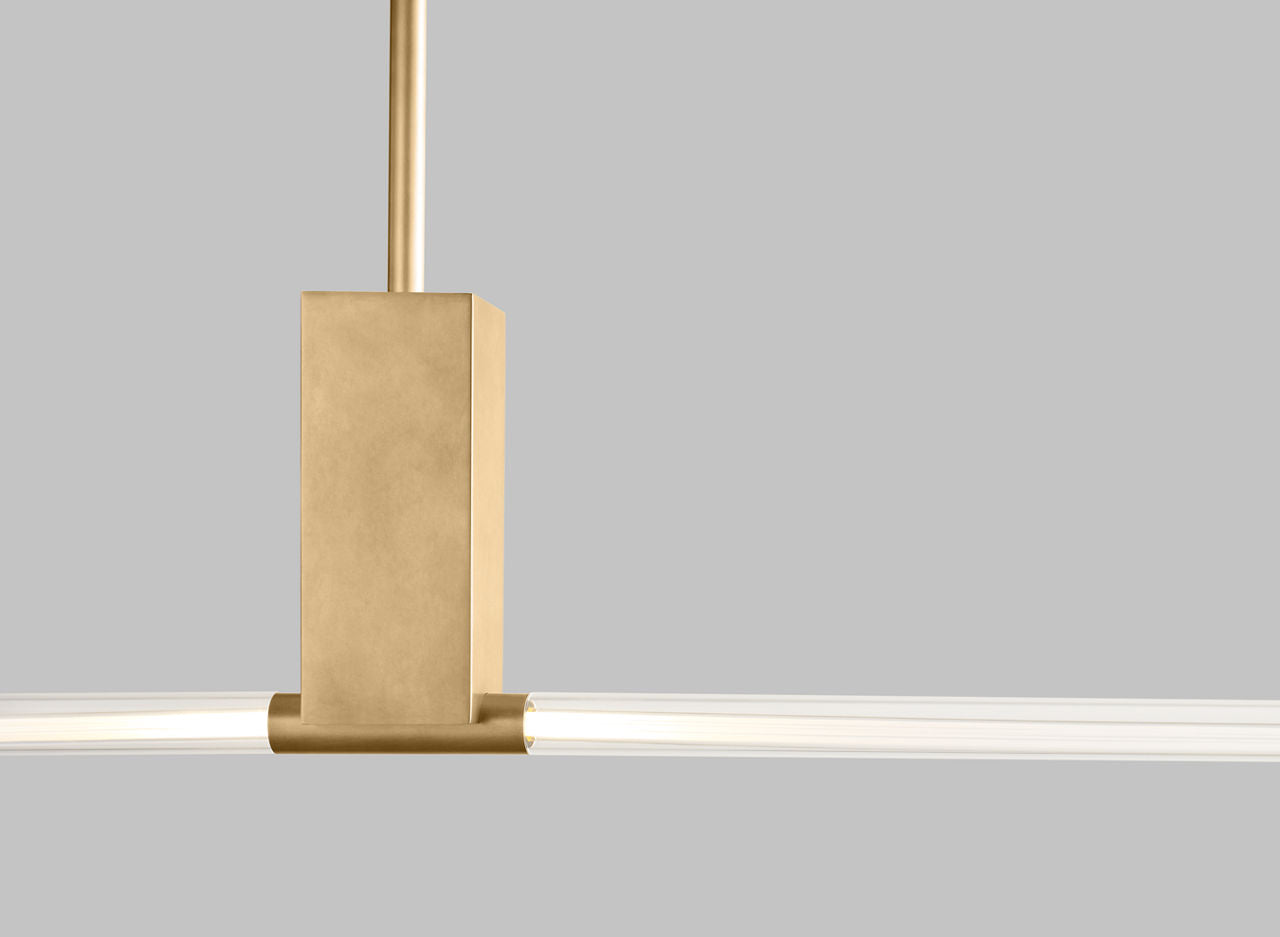 Phobos Large Linear Natural Brass LED 2700K 90 CRI 120-277V