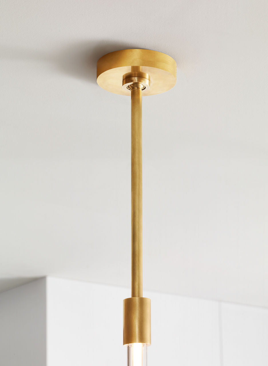 Phobos Small Pendant Natural Brass 2700K 90 CRI integrated led 90 cri 2700k 120v