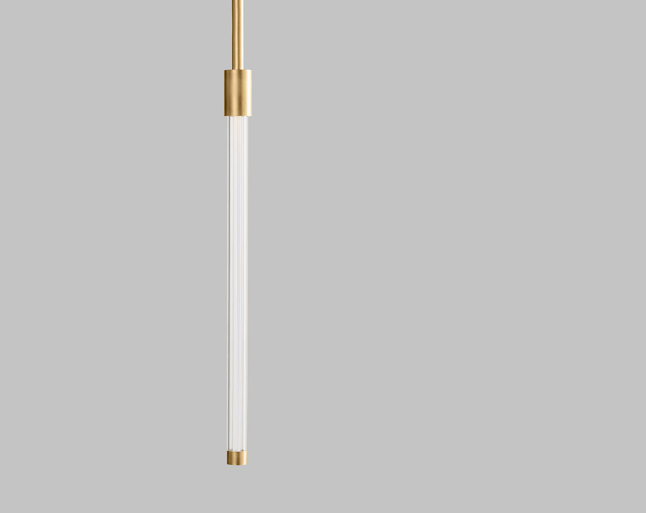 Phobos Small Pendant Natural Brass 2700K 90 CRI integrated led 90 cri 2700k 277v