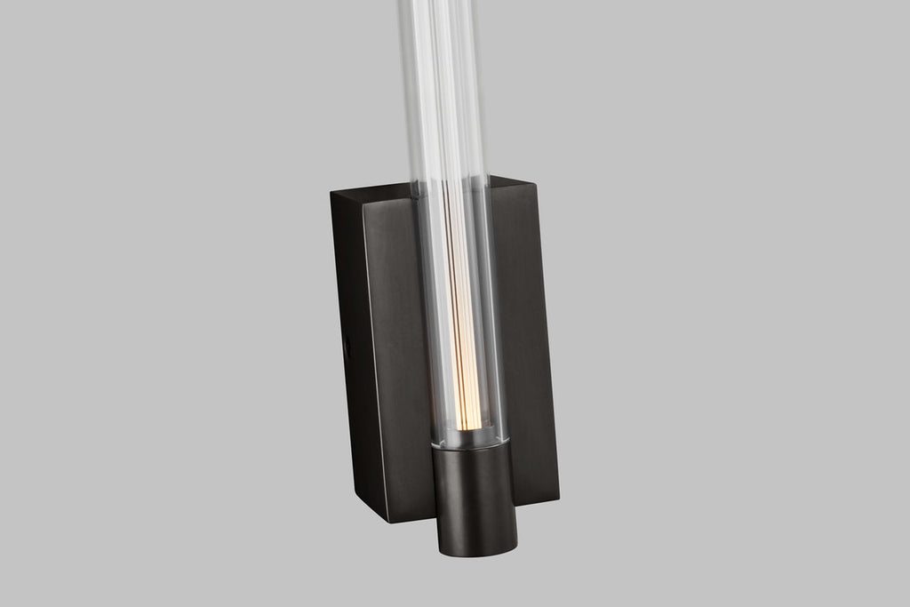 Phobos 1 Light Wall Sconce Dark Bronze 2700K 90 CRI 120V