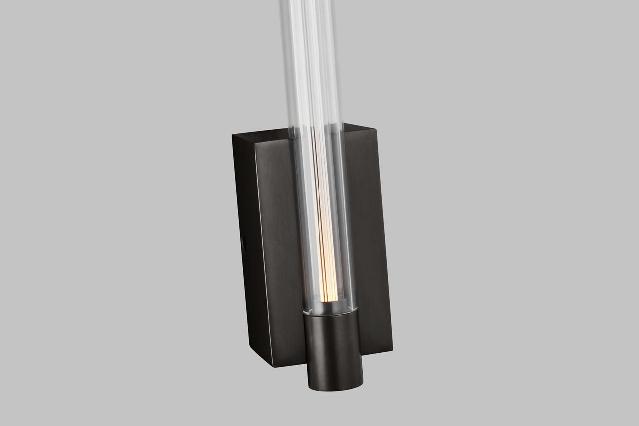 Phobos 1 Light Wall Sconce Dark Bronze 2700K 90 CRI 277V