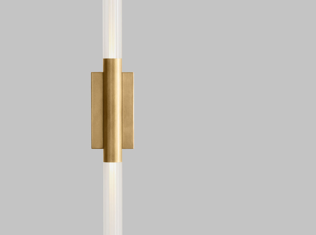 Phobos 1 Light Wall Sconce Natural Brass Integrated LED 2700K 90 CRI 277V