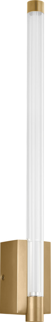 Phobos 1 Light Wall Sconce Natural Brass Integrated LED 2700K 90 CRI 277V