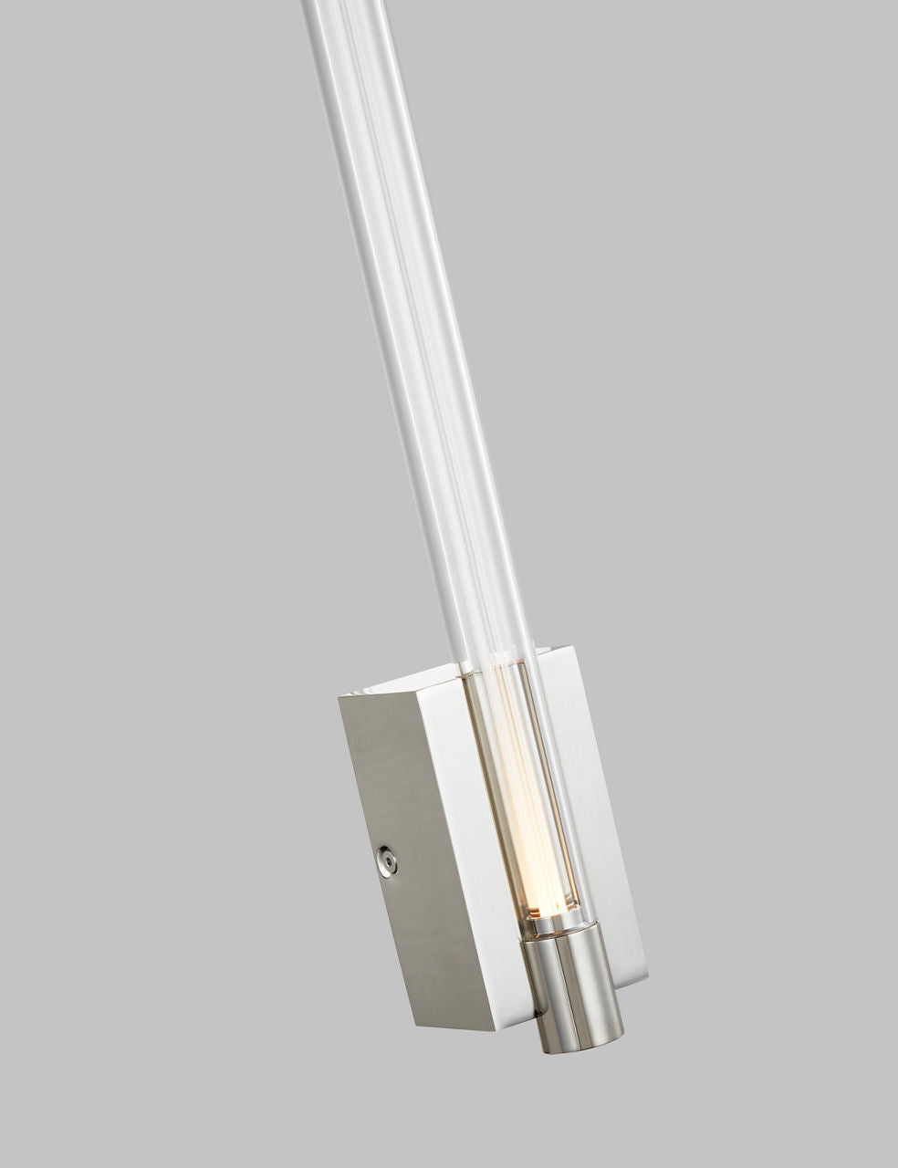 Phobos 1 Light Wall Sconce polished nickel 2700K 90 CRI integrated led 90 cri 2700k 120v