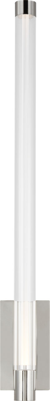 Phobos 1 Light Wall Sconce Polished Nickel Integrated LED 2700K 90 CRI 277V