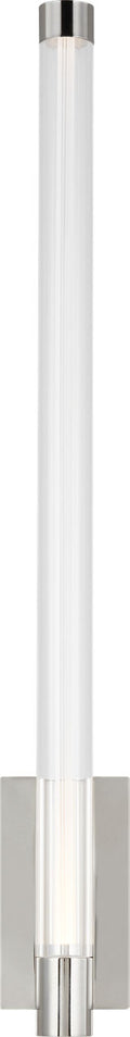 Phobos 1 Light Wall Sconce Polished Nickel Integrated LED 2700K 90 CRI 277V