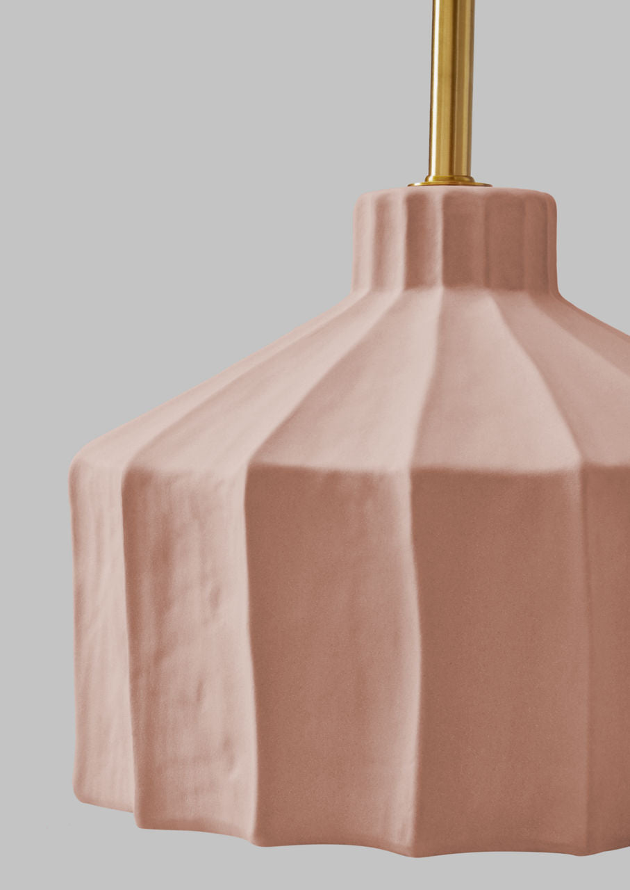 Veneto Medium Table Lamp Dusty Rose Bulbs Included